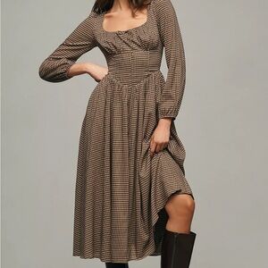 Reformation Oria organic cotton midi dress